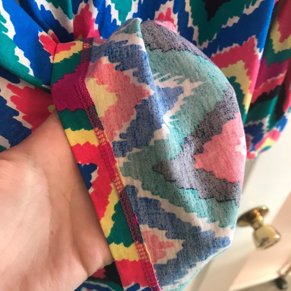Lilly Pulitzer Colorful Chevron Blouse - Picture 6 of 6